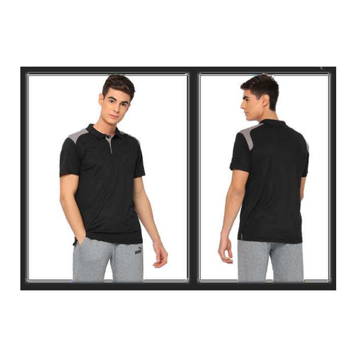 PUMA Train Polo Black / Grey