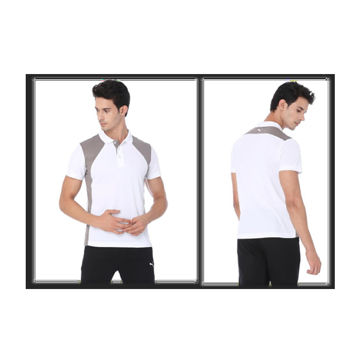 PUMA Dry Cell DEZIRE Polo White/Steelgrey