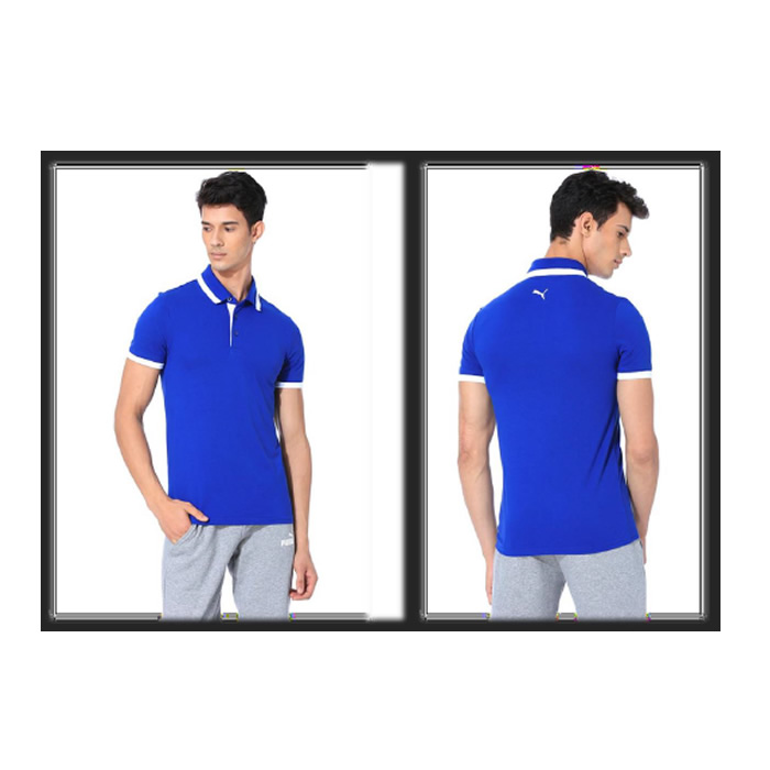 PUMA ESS Pique Tipping Polo Sodalite (White Tipping)