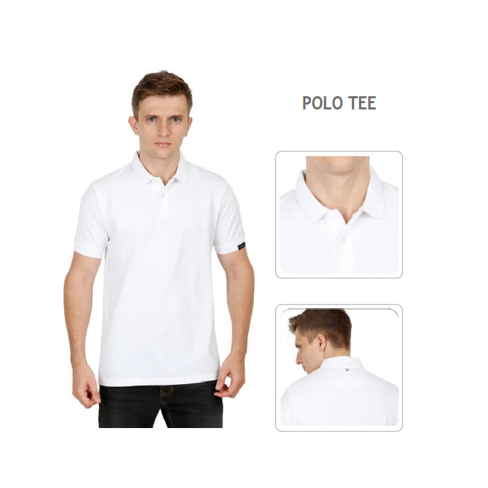 POLO TEE WHITE